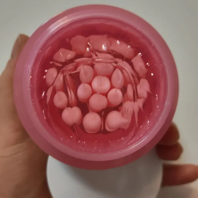 Korean Pink Collagen PDRN Capsule Cream with Niacinamide – Lightweight Non-Greasy Moisturizer for Uneven Skin Tone