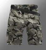 Men’s Vintage Denim Cargo Shorts – Distressed Knee-Length Summer Shorts thumbnail 5