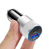 Mini 70W PD QC 3.0 Fast Charging Car Charger USB Type-C Dual Port Adapter thumbnail 13