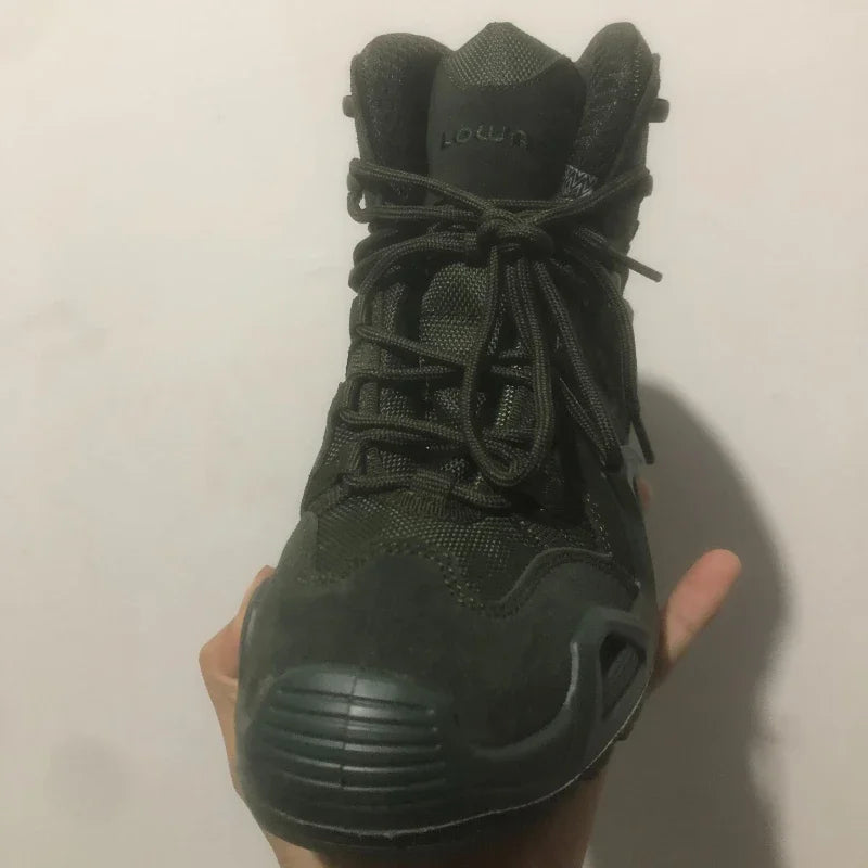 Men’s Outdoor Hiking Shoes – Anti-Slip Climbing Shoes, Size 40–47 | Breathable Suede & Rubber Sole