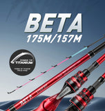 JOHNCOO Sea Fishing Rod 1.75M – MT Cuttlefish & Octopus Rod with Metal Tip, Fuji Rings, Lightweight Carbon Build thumbnail 7