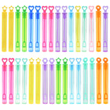 10-50pcs Colorful Heart Bubble Soap Bottles with Wands – Kids Party Favors & Wedding Gifts thumbnail 1