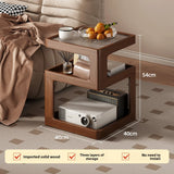 Solid Wood Bedside Table with Storage – Modern Minimalist Bedroom Side Table thumbnail 32