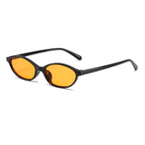 Retro Oval Cat Eye UV400 Sunglasses for Women – Trendy Small Frame Punk Sun Protection Shades thumbnail 27