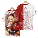 Genshin Impact Cartoon Kids T-Shirt – Unisex Short Sleeve Summer Tee for Boys & Girls thumbnail 10