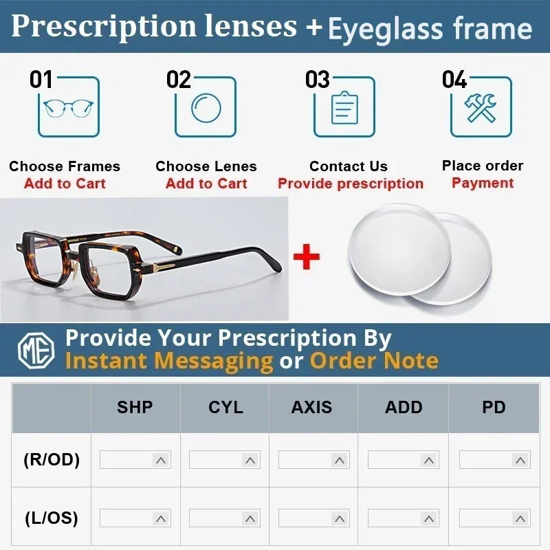 SJEFF Luxury Acetate Square Sunglasses UV400 Polarized Prescription Ready – Unisex Fashion Designer Eyewear