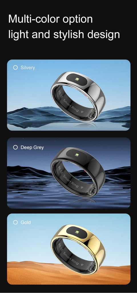R08 Smart Ring – Touch Control | Health Monitoring | Waterproof Performance