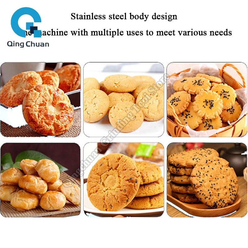 Crispy Biscuit Machine – Multi-Functional Peach & Cartoon Pastry Forming Machine