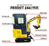 Mini Excavator Kubota Diesel Engine – Fast Delivery, Customized, Multi-Functional thumbnail 10