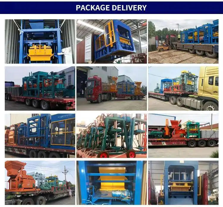 QT4-26 Semi Automatic Hydraulic Concrete Block Making Machine Hollow Cement Brick and Paver Moulding System