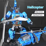Transformation Toy Robot 6-in-1 Rescue Team Combined Alloy Robot – Birthday Gift thumbnail 13