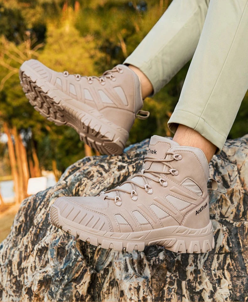 Men’s Outdoor Hiking Shoes – Lightweight, Anti-Slip & Breathable