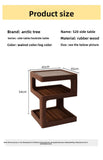 Solid Wood Bedside Table with Storage – Modern Minimalist Bedroom Side Table thumbnail 25