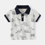 Fashion Kids Boys Polo Shirt – Luxury Stand Collar Summer Tee, Soft Breathable Cotton thumbnail 35