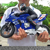 RC Stunt Motorcycle Car 1/6 High-Speed Remote Control Motorbike Toy for Kids thumbnail 2