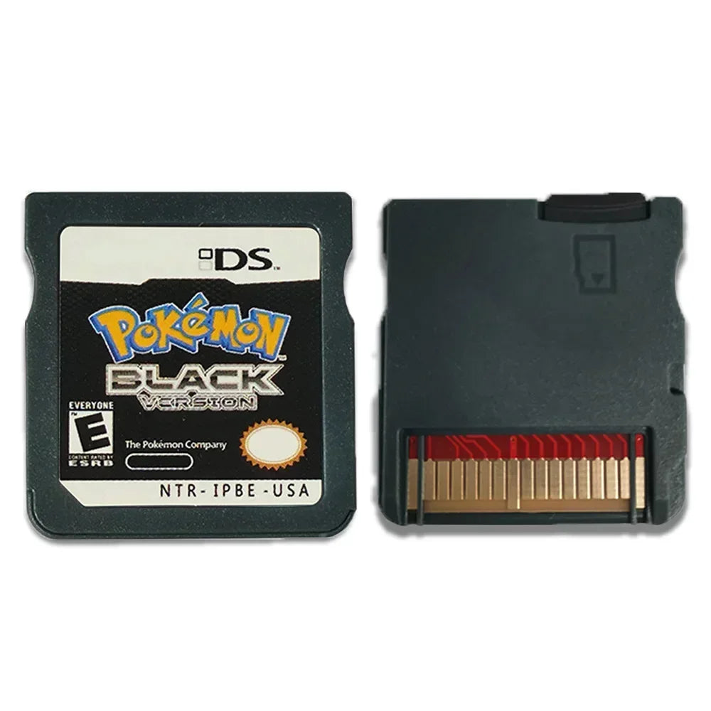 Pokemon Black & White 1+2 Combined Card for DS/NDS/3DS with Box Cassette