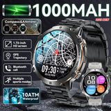 KAVSUMI X3 Outdoor GPS Smartwatch Ultra 2025 1000mAh AMOLED Display 10ATM Waterproof Bluetooth Call Sports Watch thumbnail 1