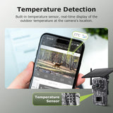 INQMEGA4G 2K 5MP PIR Motion Sensor Hunting Trail Camera with Night Vision & Solar Battery – IP66 Waterproof thumbnail 3