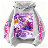 Huntrix KPop Demon Hunters Kids Hoodie Sweatshirt Princess Style Pullover 3–12 Years thumbnail 7
