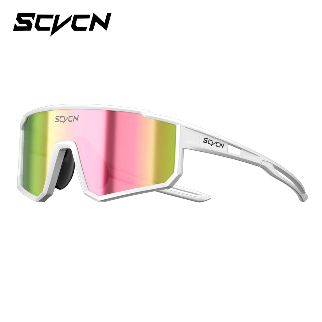 SCVCN Kids Photochromic Cycling Sunglasses UV400 TR90 Lightweight Sports Glasses for Boys and Girls Age 6–14