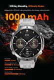 KAVSUMI X3 Outdoor GPS Smartwatch Ultra 2025 1000mAh AMOLED Display 10ATM Waterproof Bluetooth Call Sports Watch thumbnail 9