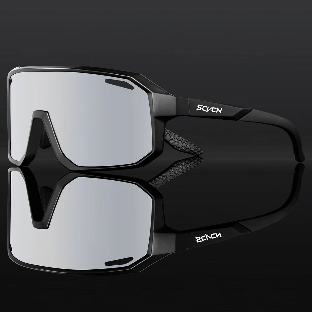 SCVCN Kids UV400 Photochromic Cycling Sunglasses – Boys & Girls Outdoor Sports Riding Glasses