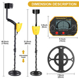 TC-220 Portable Metal Detector – 5 Detection Modes, Smart LCD, Deep Scan Precision thumbnail 14