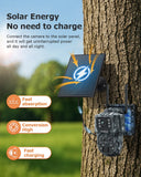 LS VISION 12MP 6K Solar Camera 15X Zoom 4G/WiFi Triple Lens Night Vision PTZ Trail Camera thumbnail 14