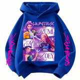 Huntrix KPop Demon Hunters Kids Hoodie Sweatshirt Princess Style Pullover 3–12 Years thumbnail 6