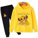 Children's Lion Tracksuit Set – Hoodie and Pants, Casual Sportswear for Boys and Girls thumbnail 1