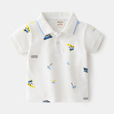Fashion Kids Boys Polo Shirt – Luxury Stand Collar Summer Tee, Soft Breathable Cotton thumbnail 42