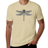 Men’s Dragonfly Print T-Shirt – Quick-Dry Cotton Casual Tee thumbnail 23