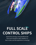 TX768 RC Speedboat 2.4G Brushless High-Speed Remote Control Boat for Kids & Adults – 30+ km/h thumbnail 11