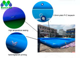 Square Inflatable Swimming Pool & Water Zorb Ball Pool – Heavy Duty PVC Outdoor Fun thumbnail 6