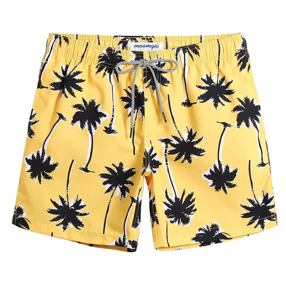 Men's 3D Shark Print Swim Shorts – Beach Board Shorts for Men & Kids