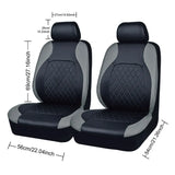 All Season Quilted PU Leather Car Seat Cover Set – Full Surround Waterproof Universal Fit for Sedan, SUV & Pick-Up Truck thumbnail 9