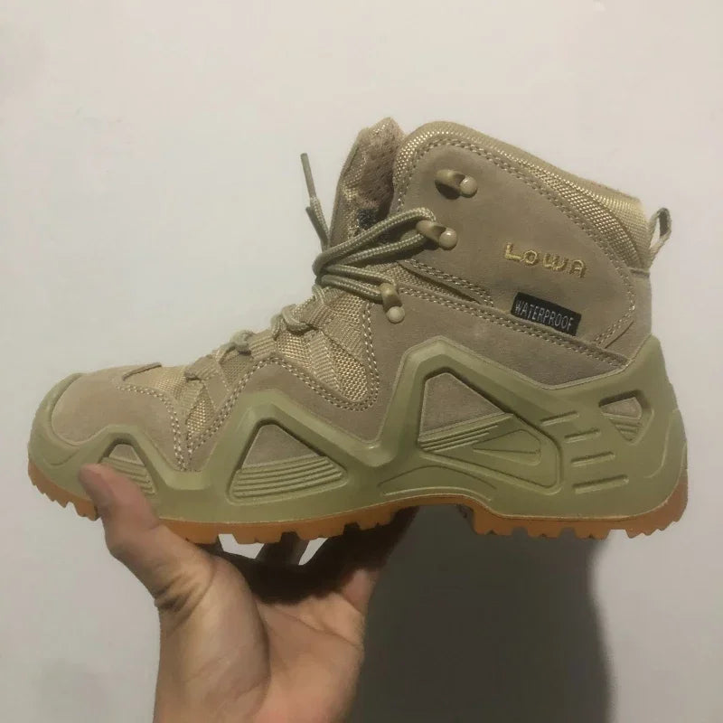 Men’s Outdoor Hiking Shoes – Anti-Slip Climbing Shoes, Size 40–47 | Breathable Suede & Rubber Sole
