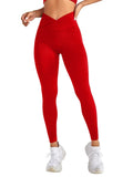 Women’s High-Waist Seamless Yoga Leggings – V-Waist Peach Butt Lifting Fitness Pants thumbnail 10