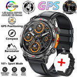 Outdoor Sports Smartwatch for Men – GPS, 1.56-inch AMOLED, 5ATM Waterproof, 650mAh Battery, Compass & HD Call thumbnail 45