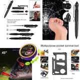 Professional Survival First Aid Kit – 24-in-1 Emergency Gear with Molle Bag | Camping, Hiking, Outdoor Rescue IFAK thumbnail 11
