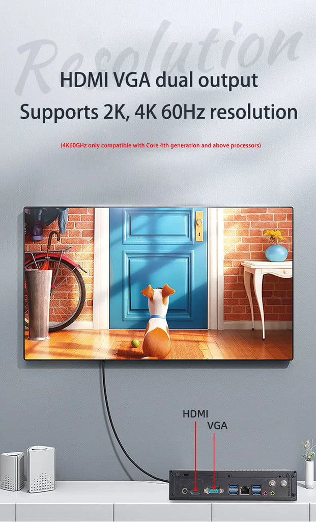 Intel Mini Desktop PC – 8GB/16GB RAM, 512GB/1TB SSD, Wifi5, Win11 Pro, Core i3/i5/i7/i9 – Office & School Computer