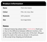 Children's Summer Color Matching Polo Shirt – Casual Short Sleeve Top for Boys & Girls thumbnail 7