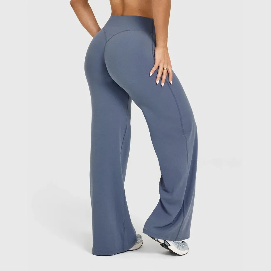 NCLAGEN Women's Sport Trousers – Straight-Leg Ultra Soft Yoga & Running Pants