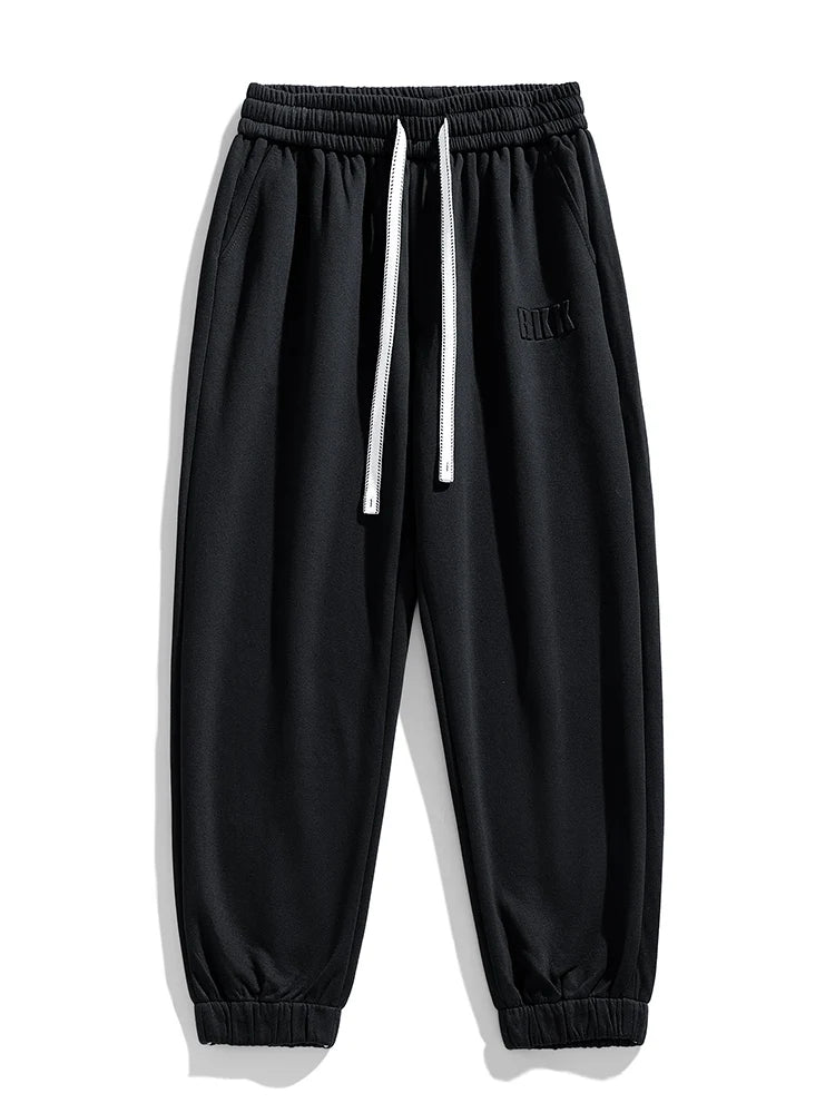 Men’s Big Size Hip Hop Jogger Sweatpants 6XL–8XL Loose Fit Cotton Blend Pants