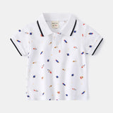 Fashion Kids Boys Polo Shirt – Luxury Stand Collar Summer Tee, Soft Breathable Cotton thumbnail 46