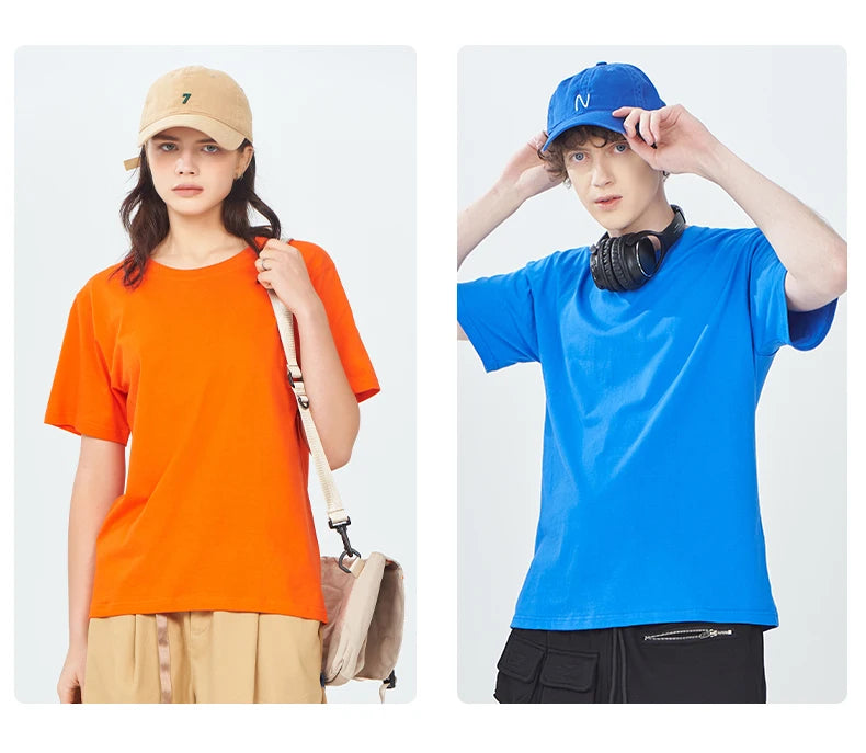 100% Cotton Women’s Loose Fit O-Neck T-Shirt – Casual Short Sleeve Summer Top