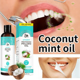 Natural Coconut Mint Pulling Oil Mouthwash Alcohol-Free Fresh Breath & Gum Care 100ml / 237ml thumbnail 1