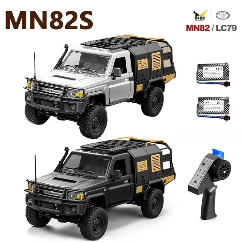 MN MODEL 1:12 RC Toyota Land Cruiser LC79 Rock Crawler MN82S Off-Road Pickup Truck