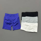 Women High Waist Fitness Shorts – Yoga, Gym, Running Sportswear thumbnail 4