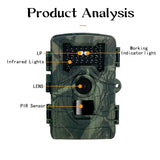 36MP Wildlife Hunting Camera with 1080P Video, 120° Wide Lens, 0.3s Trigger, Night Vision, IP66 Waterproof thumbnail 16